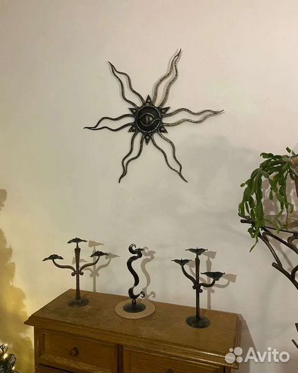 Солнце кованное