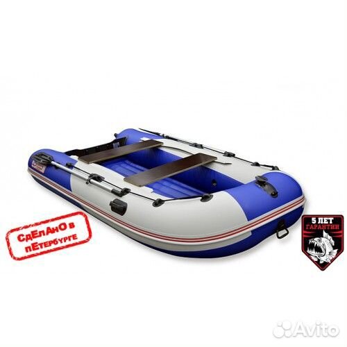 Надувная лодка пвх стелс 315 аэро с надувным дном