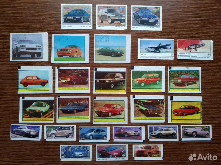 Вкладыши от жвачек. Обмен