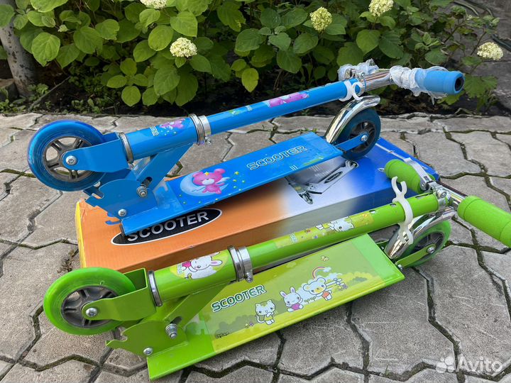 Самокат детский двухколесный новый