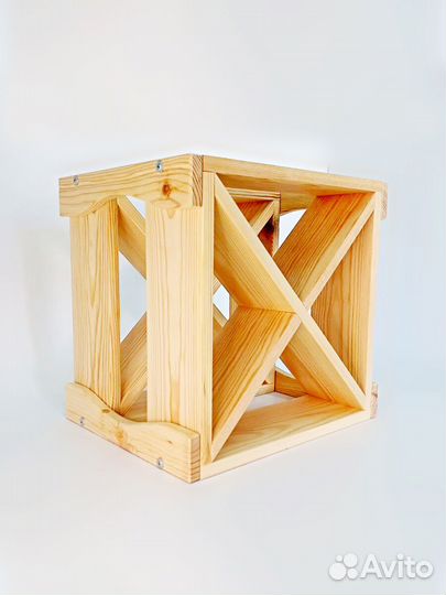 Подарочная коробка деревянная под вино Собственная