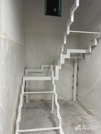 Лестницы на металлокаркасе