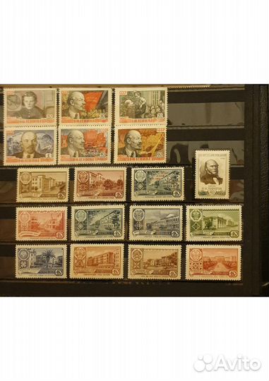 1960-61-62 полные годовые наборы марок и блоков сс