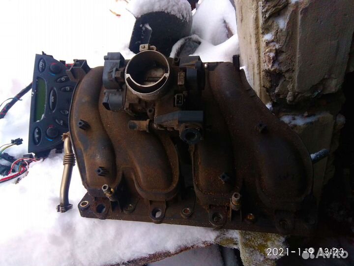 Дроссель с коллектором впускной Ситроен