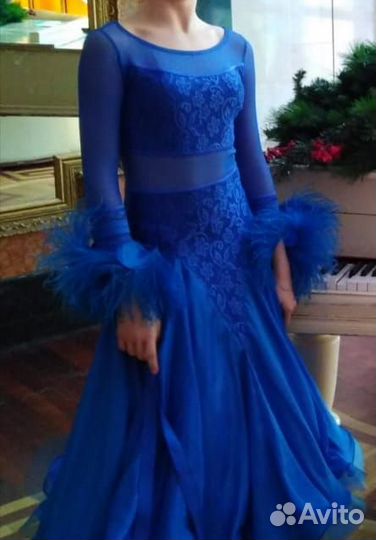 Платье для спортивных бальных танцев Стандарт Ю 1