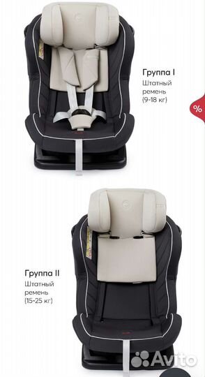 Автокресло happy baby passenger до 18кг