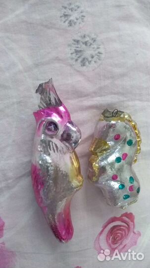 Ёлочные игрушки СССР на реставрацию