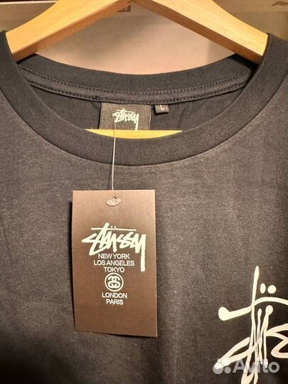 Черная Футболка stussy