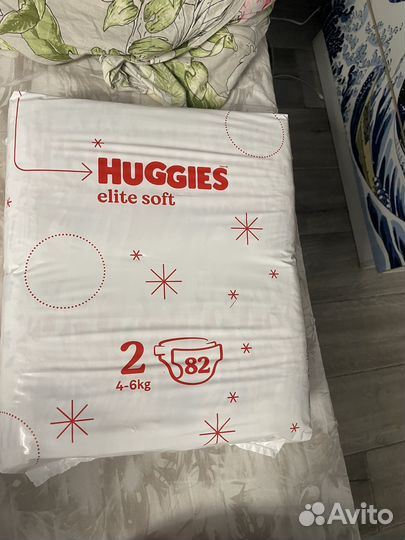 Подгузники хаггис elite soft 2