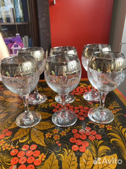 Набор бокалов, рюмок, фужеров
