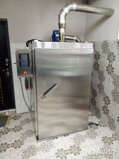 Коптилка горячего копчения из нержавейки