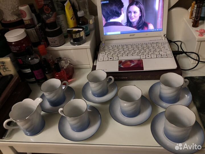 Сервиз, набор для чая, маленькие чашки