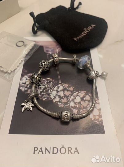 Pandora браслет с шармами