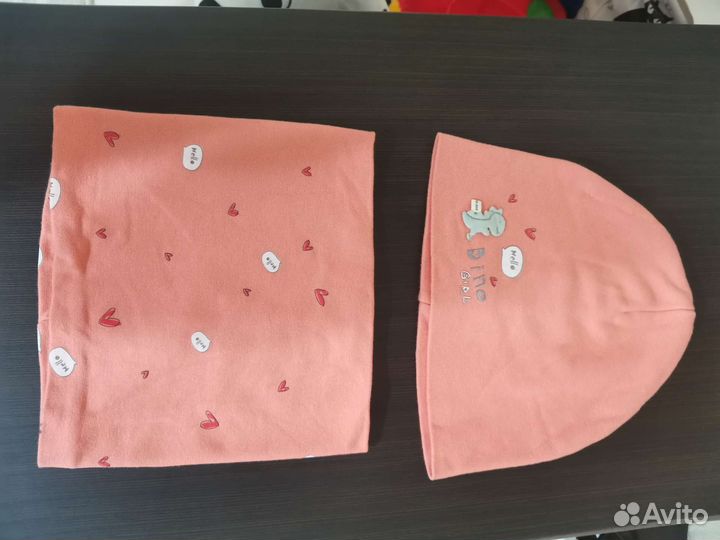 Шапка и снуд для девочки