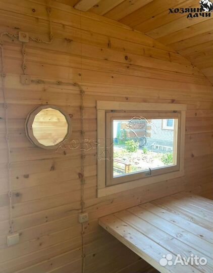 Баня бочка квадро овал 4 на 4.5