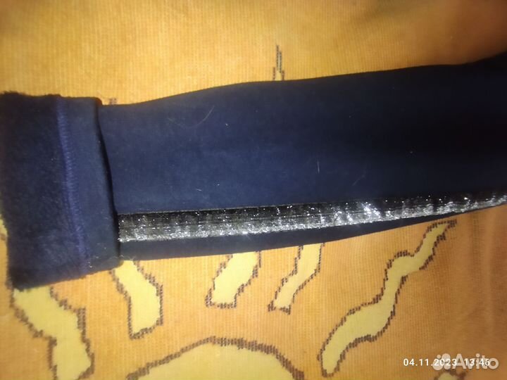 Леггинсы утеплённые р. 148