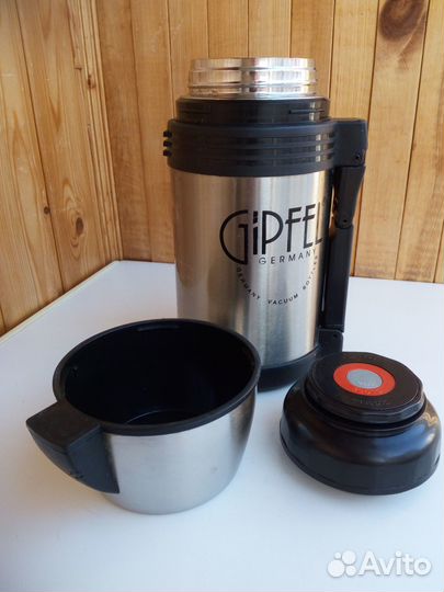 Термосы Gipfel 1литр,термос помпа 2литра и колбы