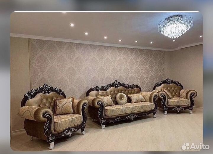 Диван и 2 кресла