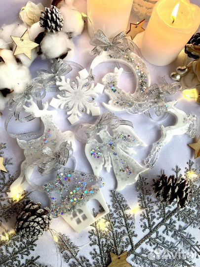 Новогодние ёлочные игрушки подарок