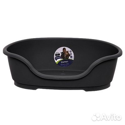 Moderna Лежак domus пластиковый 70см 81х54х24 черн