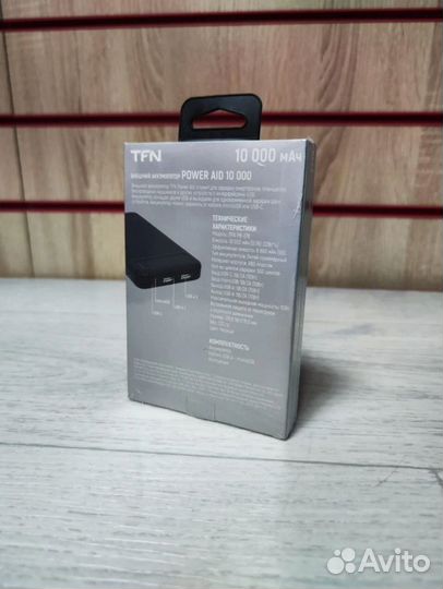 Портативный аккумулятор TFN PowerAid10000
