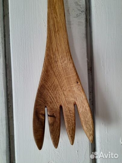 Набор ложки вилкииз дерева