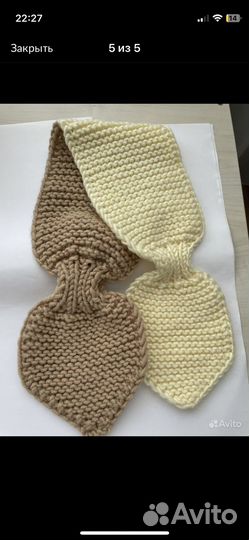 Комплект шапка и шарф женские