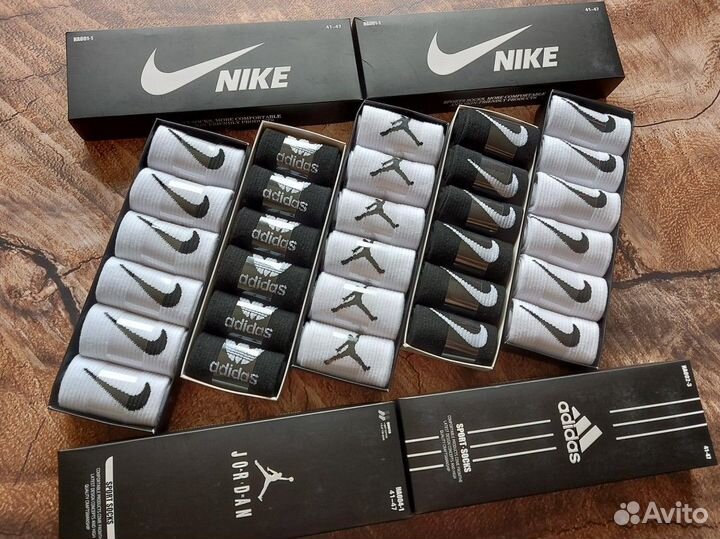 Носки Nike Reebok Lacoste Jordan