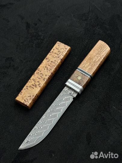 Нож из дамасской стали