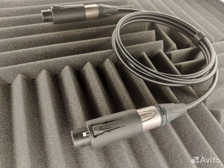 Xlr на Xlr Neutrik nc3fm-C, Canare L-2T2S