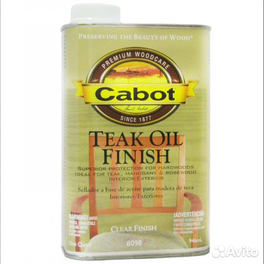 Cabot тиковое масло