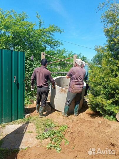 Копка колодцев, Септики из жби кольца