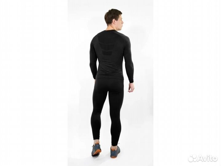 Термобелье штаны freenord merino tech, черный