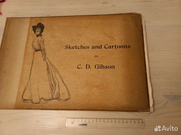 Альбом рисунков C. D. Gibson Нью Йорк 1897г