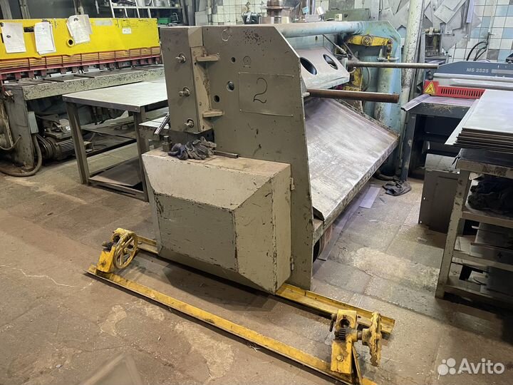 Гильотина по металлу нк 3418 2200 мм до 7 мм