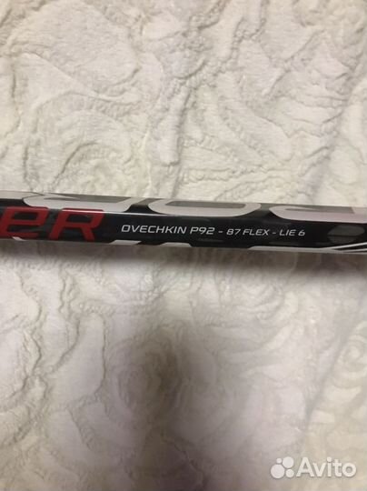 Клюшка хоккейная левый хват bauer бу