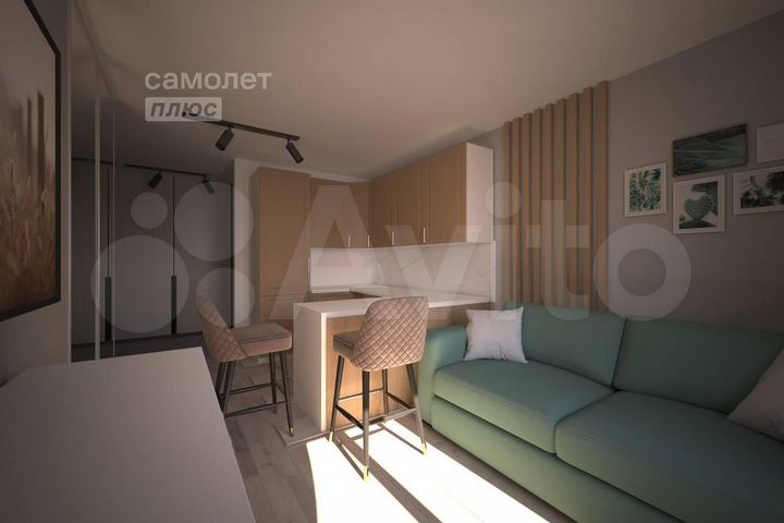 Апартаменты-студия, 20,9 м², 5/10 эт.