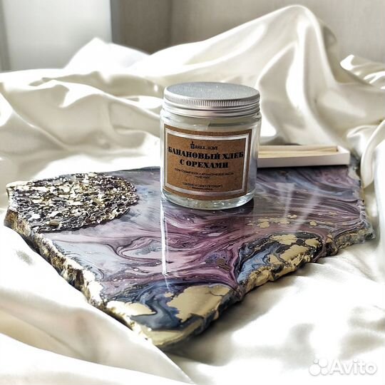 Поднос из эпоксидной смолы