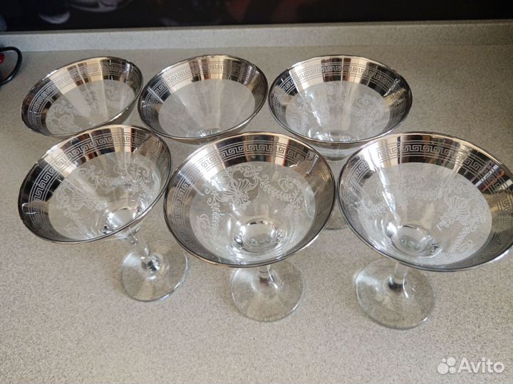 Бокалы для мартини, 6 шт