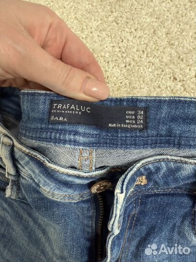 Женские джинсы zara 34