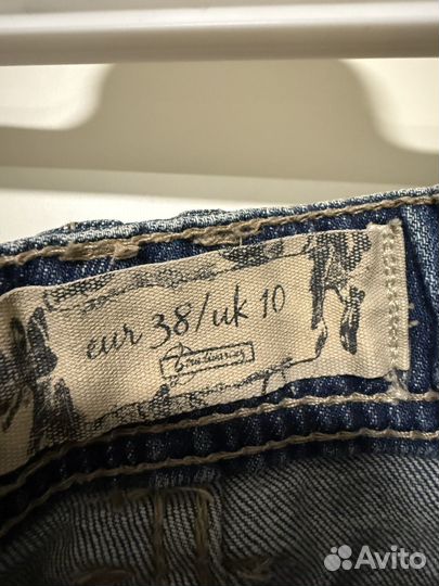 Джинсовая юбка stradivarius (S)