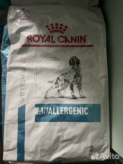 Royal canin anallergenic 8 кг для собак