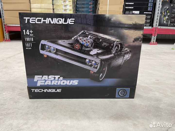 Конструктор Fast The Furious Форсаж 1077pcs