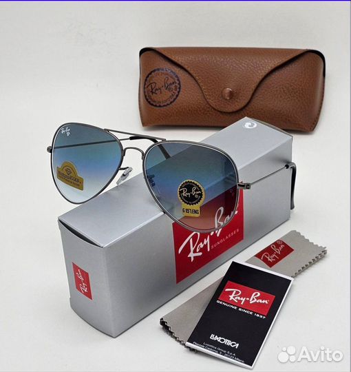 Очки Ray Ban aviator мужские классика