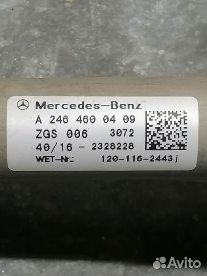 Mercedes CLA 17г Рулевой Вал Карданчик крестовины