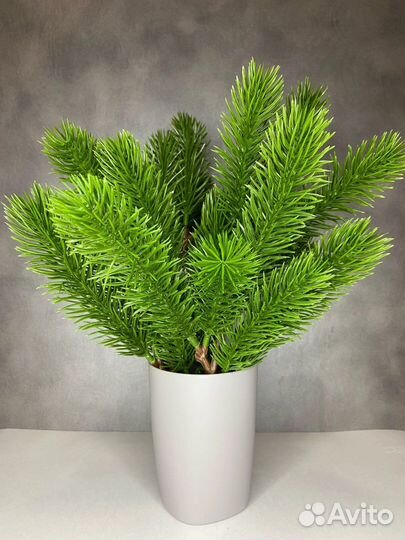 Искусственная трава осока цветы в кашпо