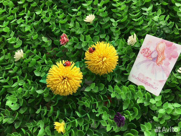 Резиночки летние бантики на первые хвостики