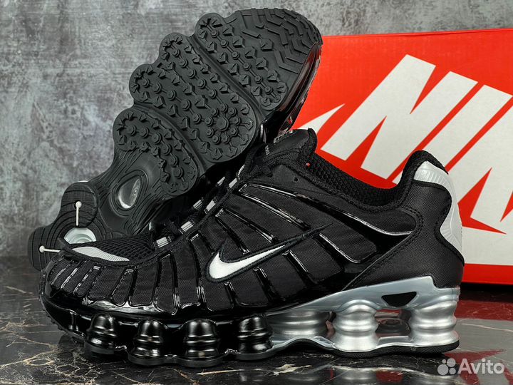 Nike Shox TL Silver Black