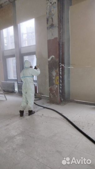 Очистка пескоструйным арпаратом