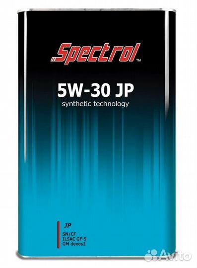 Spectrol/Моторное масло 5W-30 синтетическое 4 л